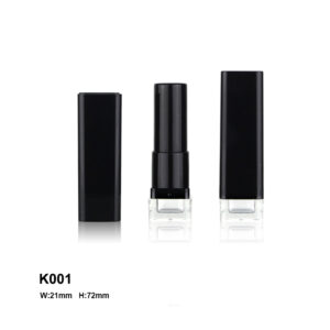 square black lipstick tube
