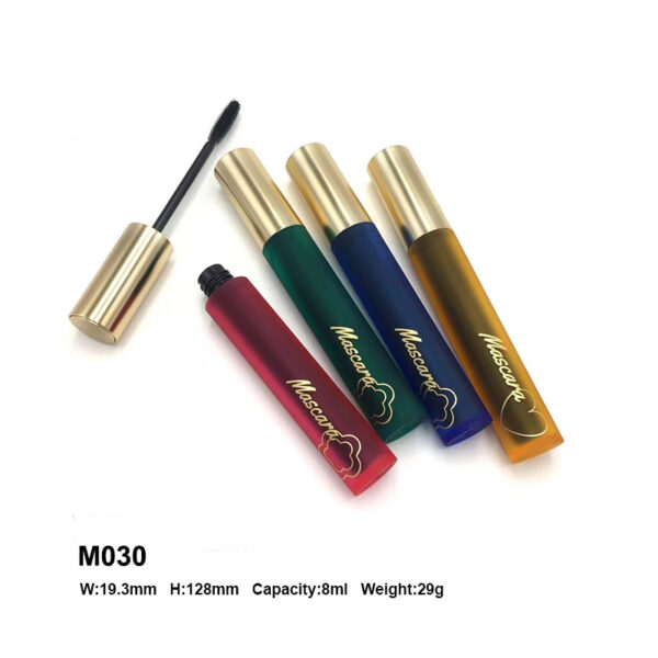 double bottle frosted eyelash tube