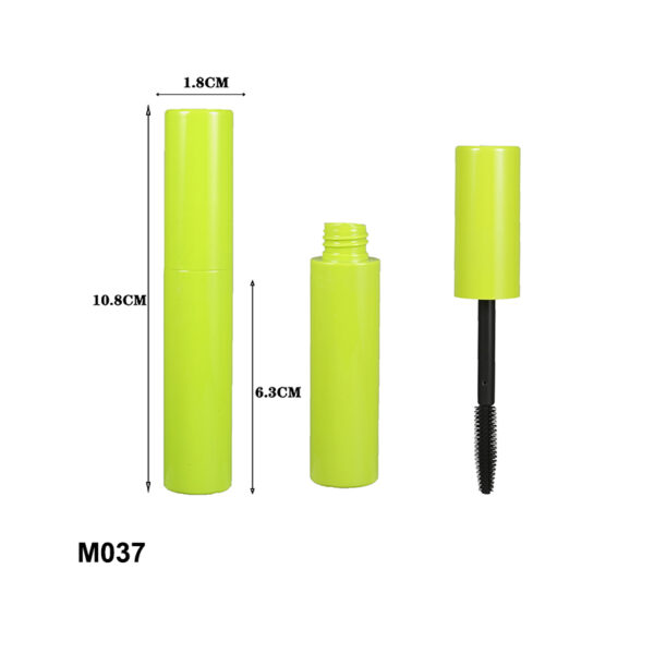 UV coating green mascara container