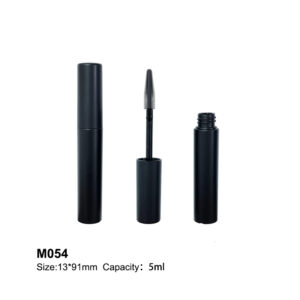 UV coating black mascara bottle