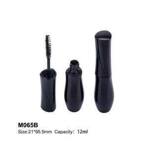 vase shape black mascara bottle