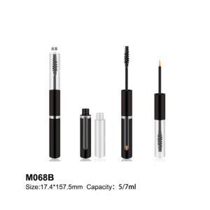 UV coating transparent mascara &eyeliner tube