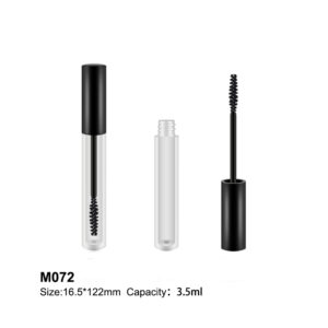 mini transparent mascara bottle
