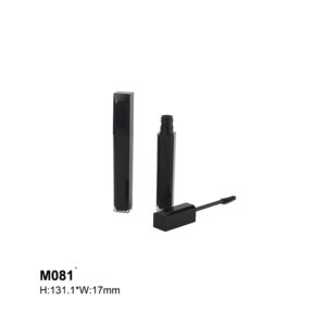 square black mascara container