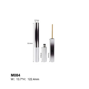 black gradually turns white mascara container