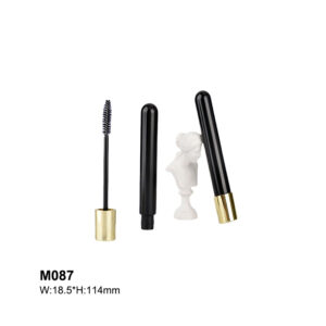 slender golden black mascara tube