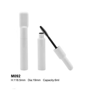 special-shaped white mascara bottle