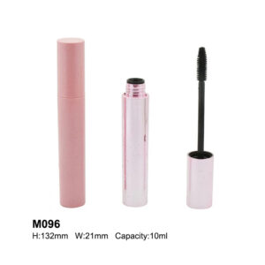 round rose golden mascara tube