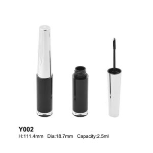 Custom Eyeliner tube in Metal silver,2.5ml