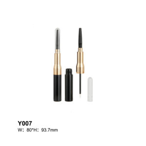 Custom Eyeliner tube in Metal Black Golden
