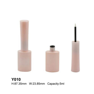 Custom Round Eyeliner tube in Metal Pink,5ml