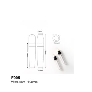 portable transparent concealer stick