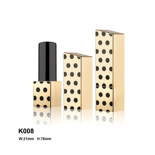 golden magnet lipstick tube container