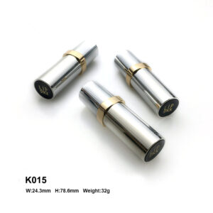silver custom lipstick container