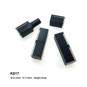 square black lipstick tube