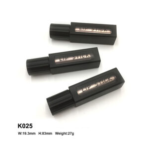 laser black lipstick container