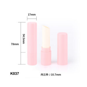 round pink lipstick tube