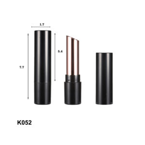 round black golden lipstick tube