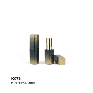 spray black golden lipstick container