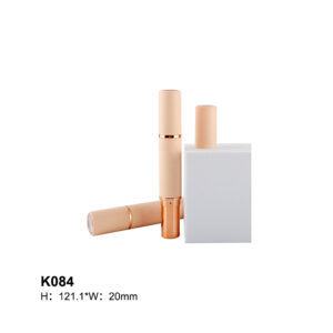 round double-end pink lipstick container