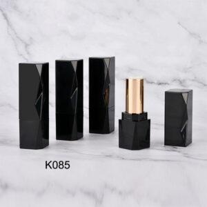 square black lipstick tube