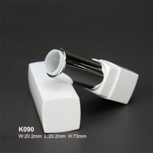 square lipstick tube with 3d printed surface