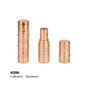 golden three-dimensional engraving lipstick tub