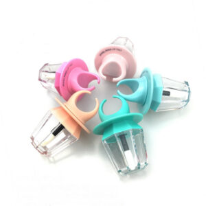 mini portable colorful lip gloss case