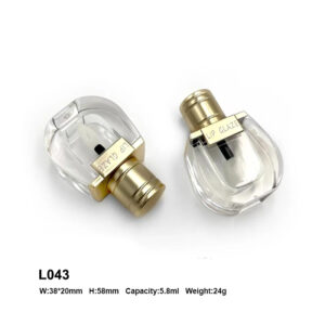 golden thick wall lip gloss tube