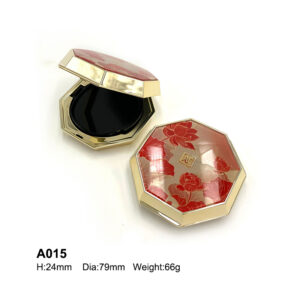 octagonal red golden air cushion case