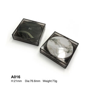 square transparent black air cushion case