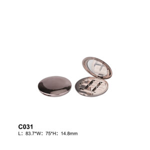 round rose golden six colors eyeshadow container