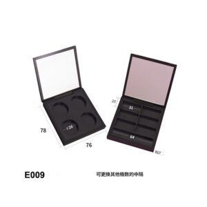 square black eyeshadow case can change cells