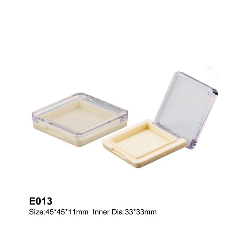 suqare transparent eyeshadow case