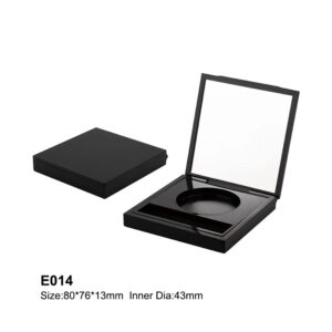 square black eyeshadow container