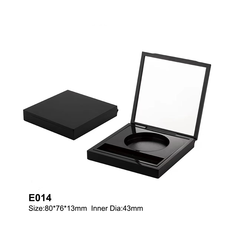 square black eyeshadow container