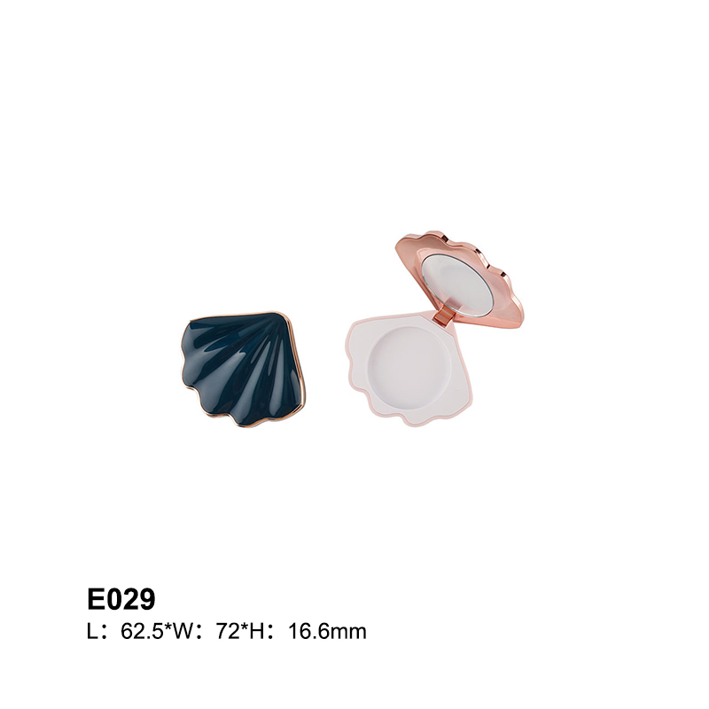 shell shape rose golden eyeshadow case