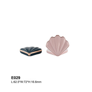 shell shape rose golden eyeshadow case