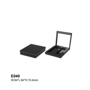 square black two colors eyeshadow case