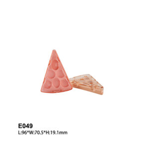 pizza shape pink eyeshadow case
