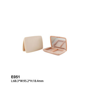 rectangular round corner pink eyeshadow case