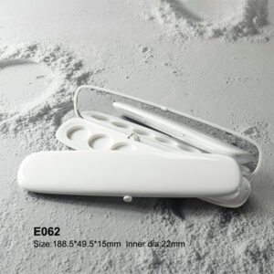 oval white seven colors eyeshadow container