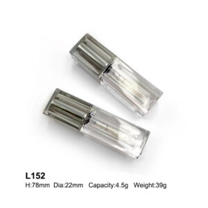 square transparent lip gloss packaging