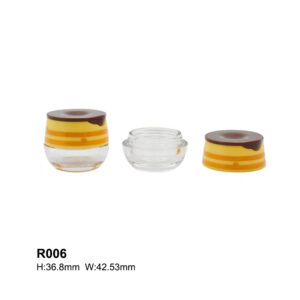 honeypot shape lip balm tube