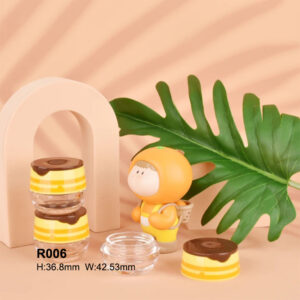 honeypot shape lip balm tube