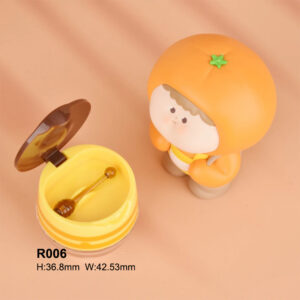 honeypot shape lip balm tube