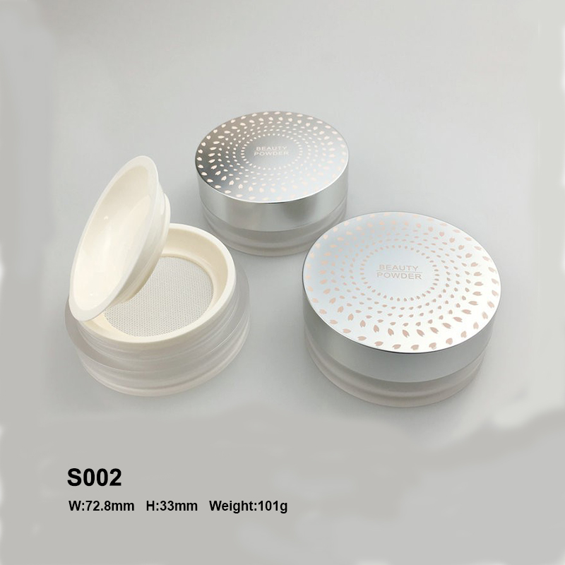 round loose powder case