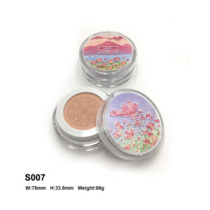 round loose powder packaging with custom print