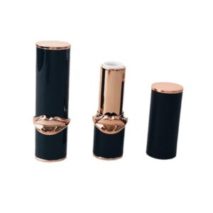 round black lipstick tube lip shape middle ring