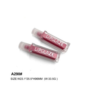 square red lip gloss tube with custom print